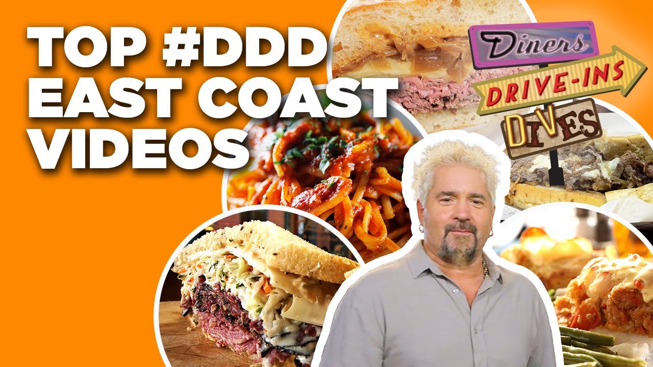 Must-Try East Coast #DDD Stops with Guy Fieri 🚗🔥 Diners, Drive-Ins and Dives| Food Network