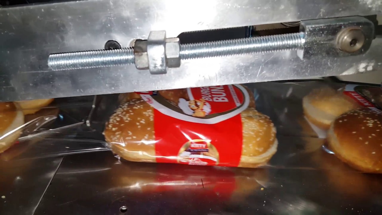 Burger Bun PLC Packing machine with Servo Motor-ACCURATE DIE WORKS(+91-9814103973)