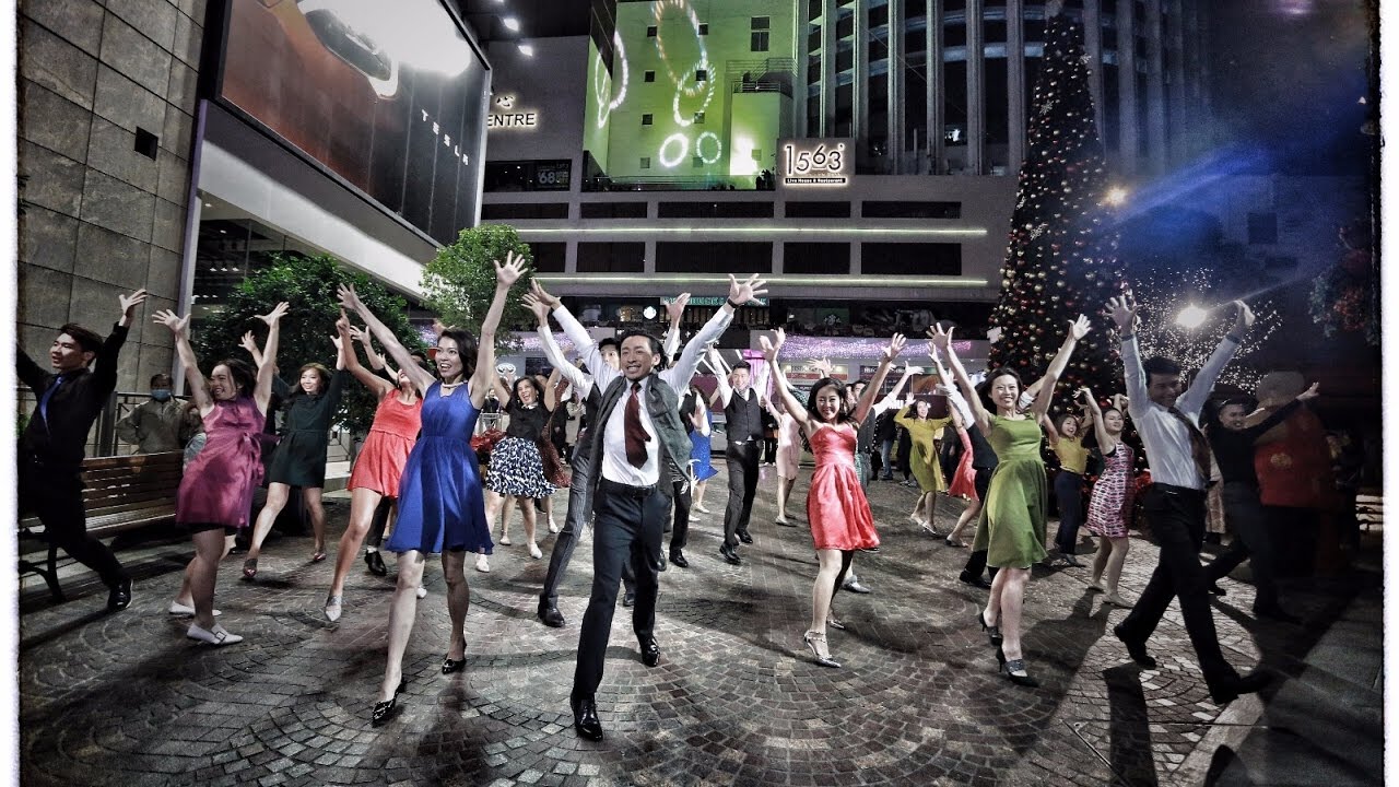 星聲夢裡人 快閃 x 1563 7人爵士樂隊 | LA LA LAND HK Flash Mob x 1563 Jazz Band [合和中心 x 利東街 x 1563 at the East]