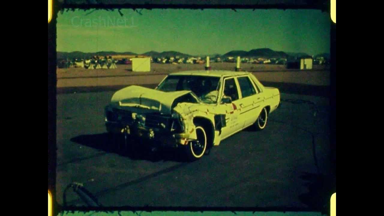 Ford Fairmont | 1980 | Frontal Crash Test | NHTSA | CrashNet1