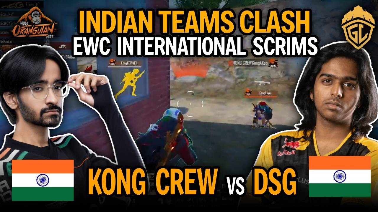 😱 DSG VS KONG CREW 🔥 EWC INTERNATIONAL SCRIMS 🔥 4v4 FIGHT