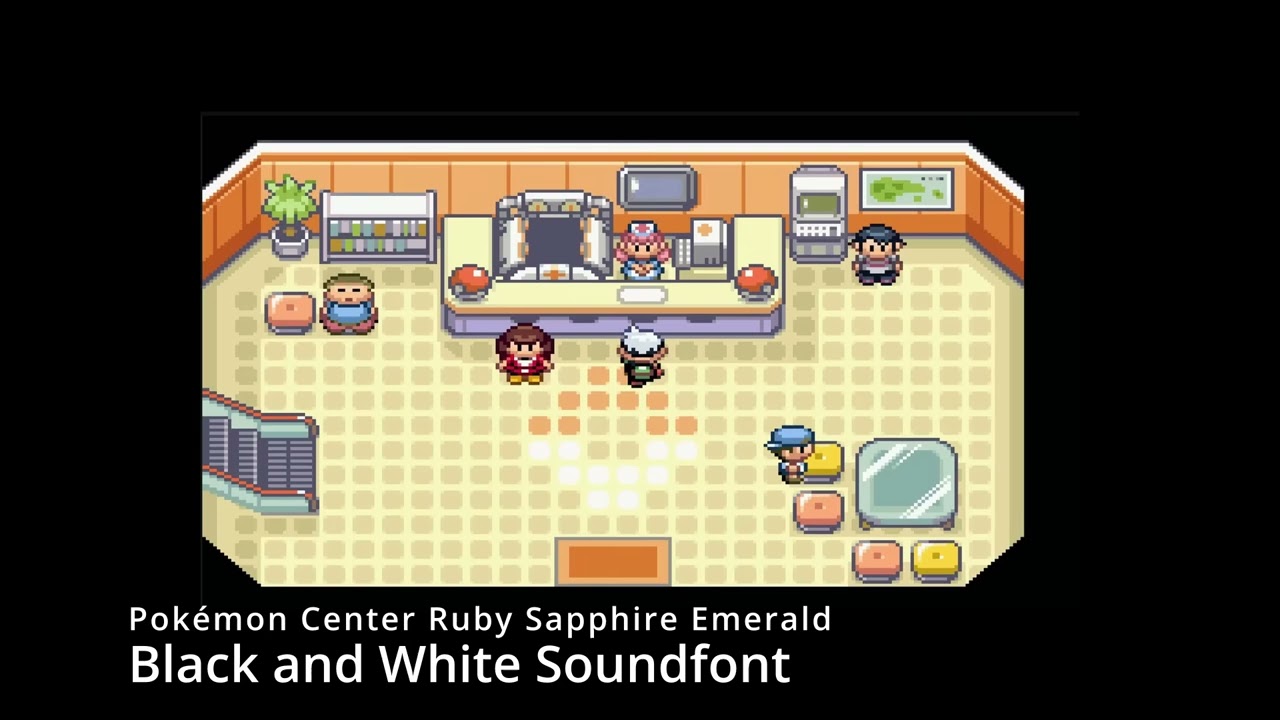 Hoenn Pokémon Center RSE - Black & White Soundfont