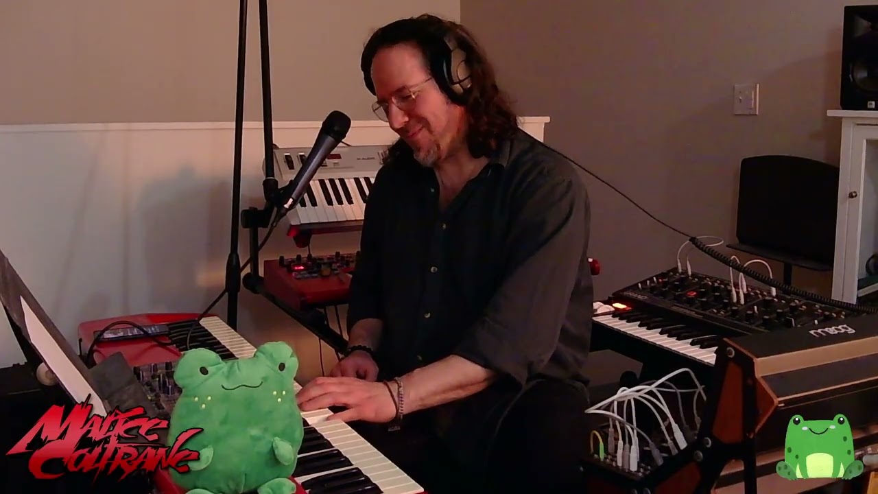 Saved By the Moog Mother-32: Moog semi-modular synth and keys jam livestream excerpt