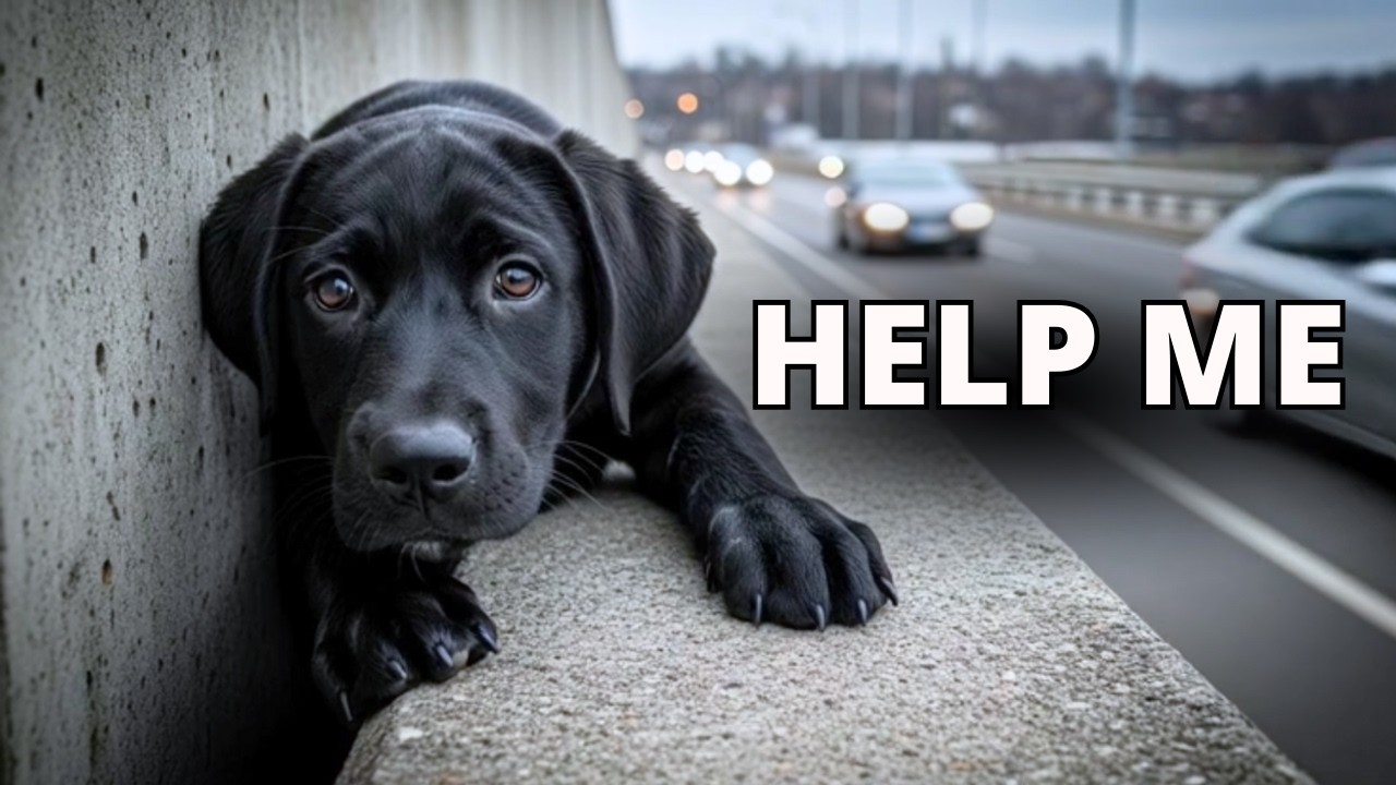 Scared Puppy on a 100ft Bridge | One Man’s Decision Saved a Life