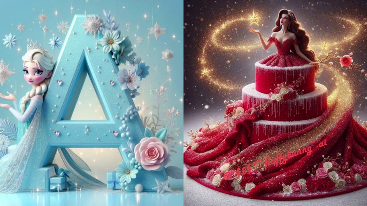 A to Z | choose your dreams Birthday Cakes 🎂🍰 according to your name's first letter #atoz #trending 
