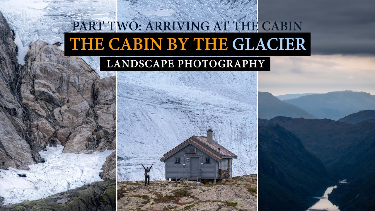 Arriving at the cabin, The cabin by the glacier (Sauabreen, part two) || Landscape Photography