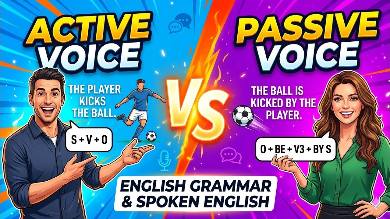 Passive voice || Spoken English || English Grammar 
