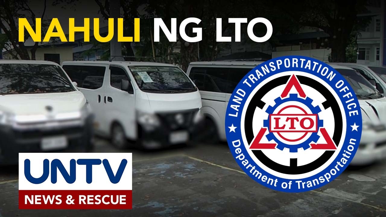 Higit 300 colorum na sasakyan, nahuli sa 3-araw na anti colorum ops ng LTO