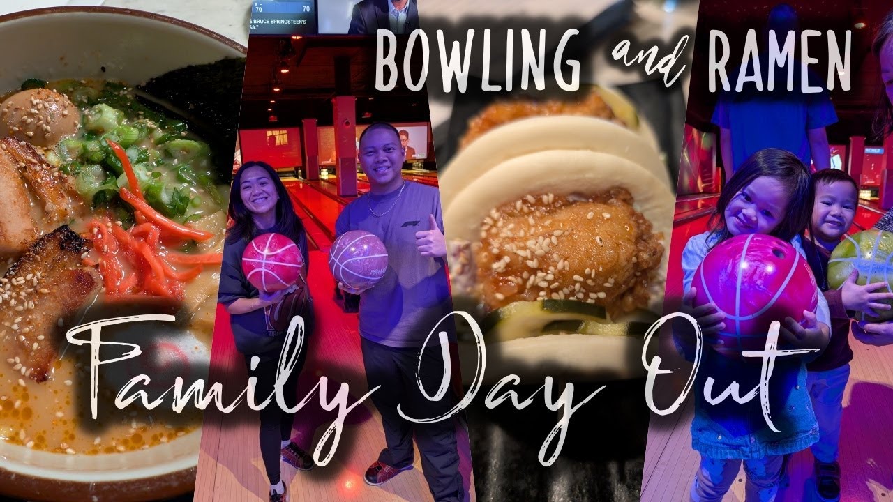How we spend our family day|| Bowling with Kids|| Ramen in Milwaukee: EASY TYGER
