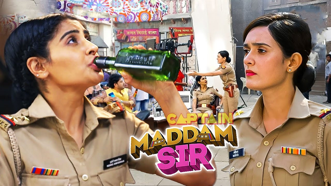 जब भोजपुरी हीरों से मिलने उनके शूटिंग के सेट पर पहुची Karishma | Best of Maddam sir & Karishma Singh