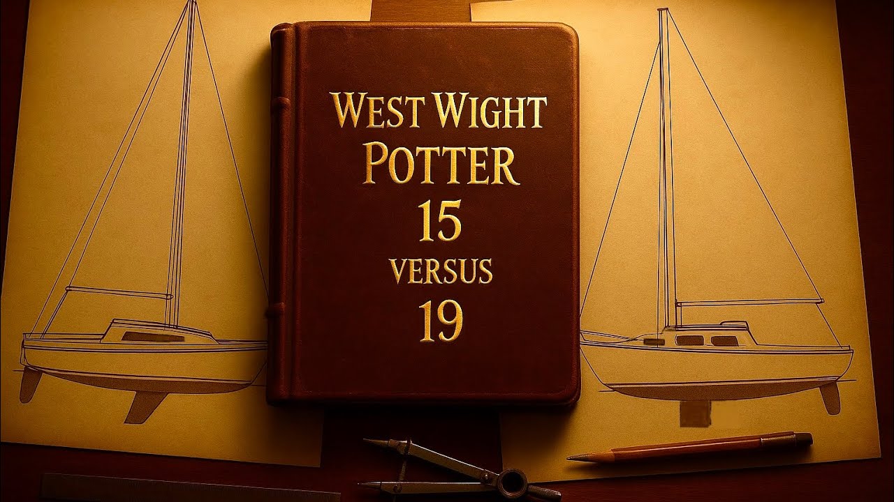 Сравнение и обзор яхт West White Potter 15 и Potter 19 — лучшая парусная яхта для одиночных плава...