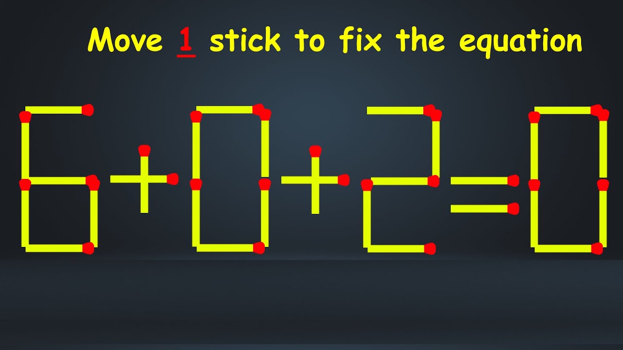 Don't Try This Matchstick Puzzle Until You Watch This