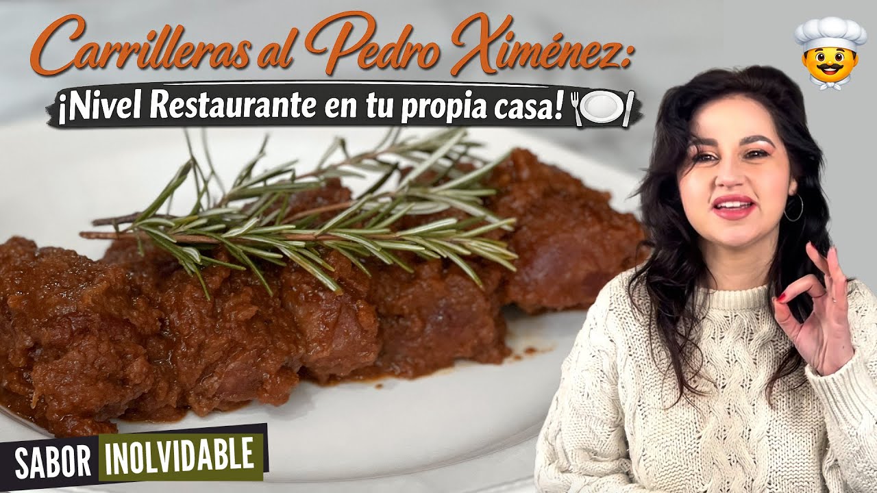 Carrilleras al Pedro Ximénez ¡Nivel restaurante en tu propia casa!