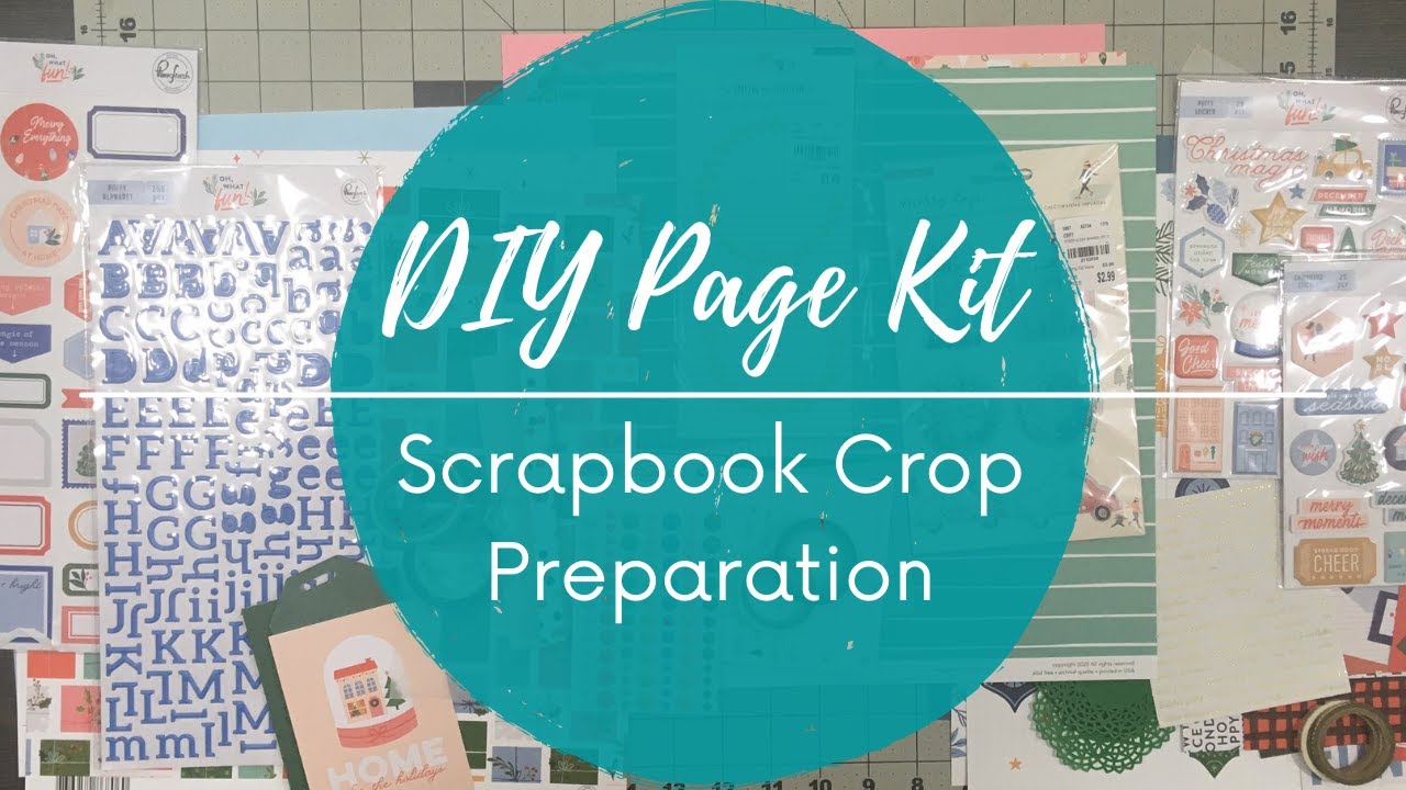 Making Scrapbook Page Kits | August 2021 Crop