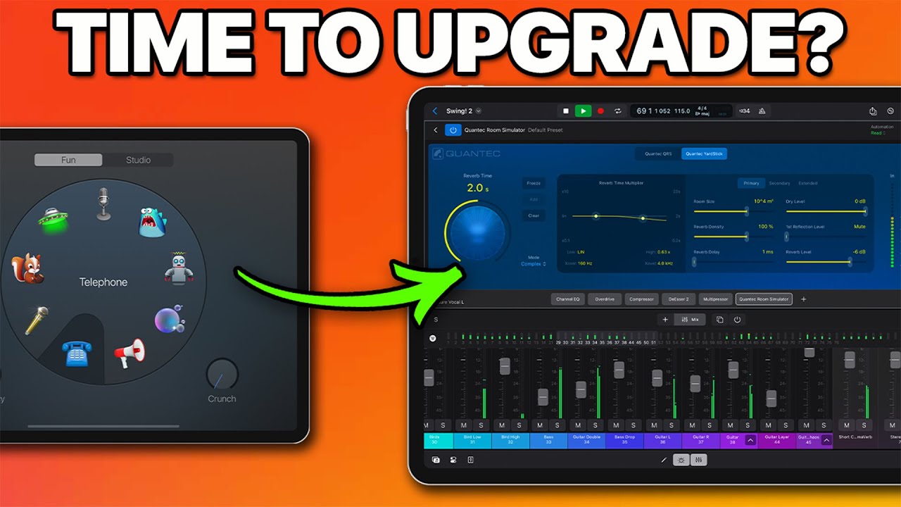 Is it time to upgrade your DAW? GarageBand VS Logic Pro