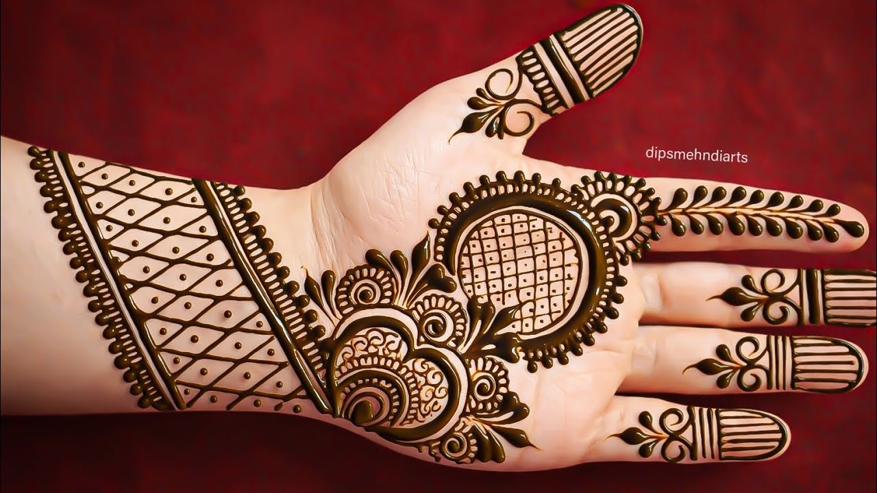 Valentine Day Special Front Hand Mehndi Design|| Easy Mehndi Designs|| mehndi designs for valentine