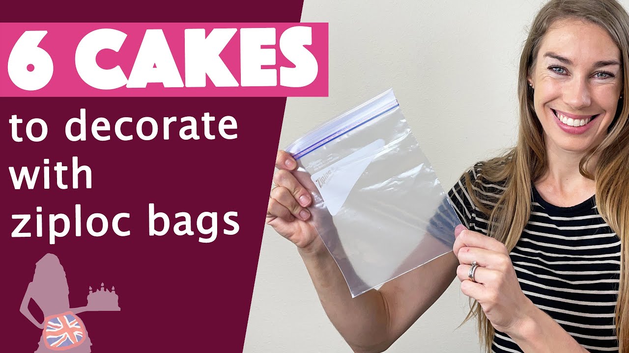 6 Ways To Decorate Cakes Using Ziploc Bags