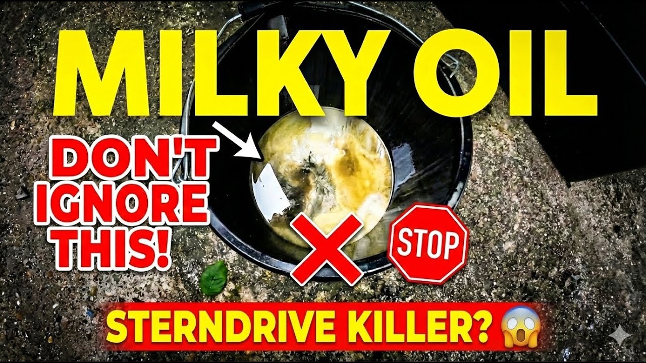The discovery every boat owner fears... MILKY OIL! EP2