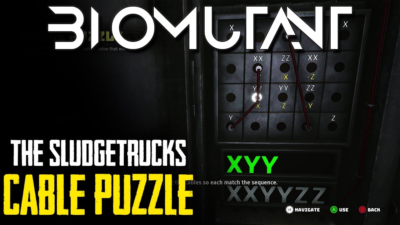 BIOMUTANT | Cable Puzzle | The Sludge trucks