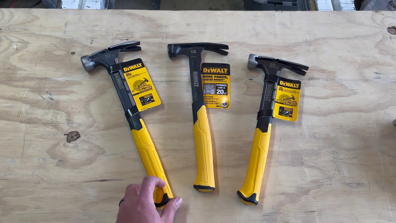 Dewalt 12 oz v 20 oz