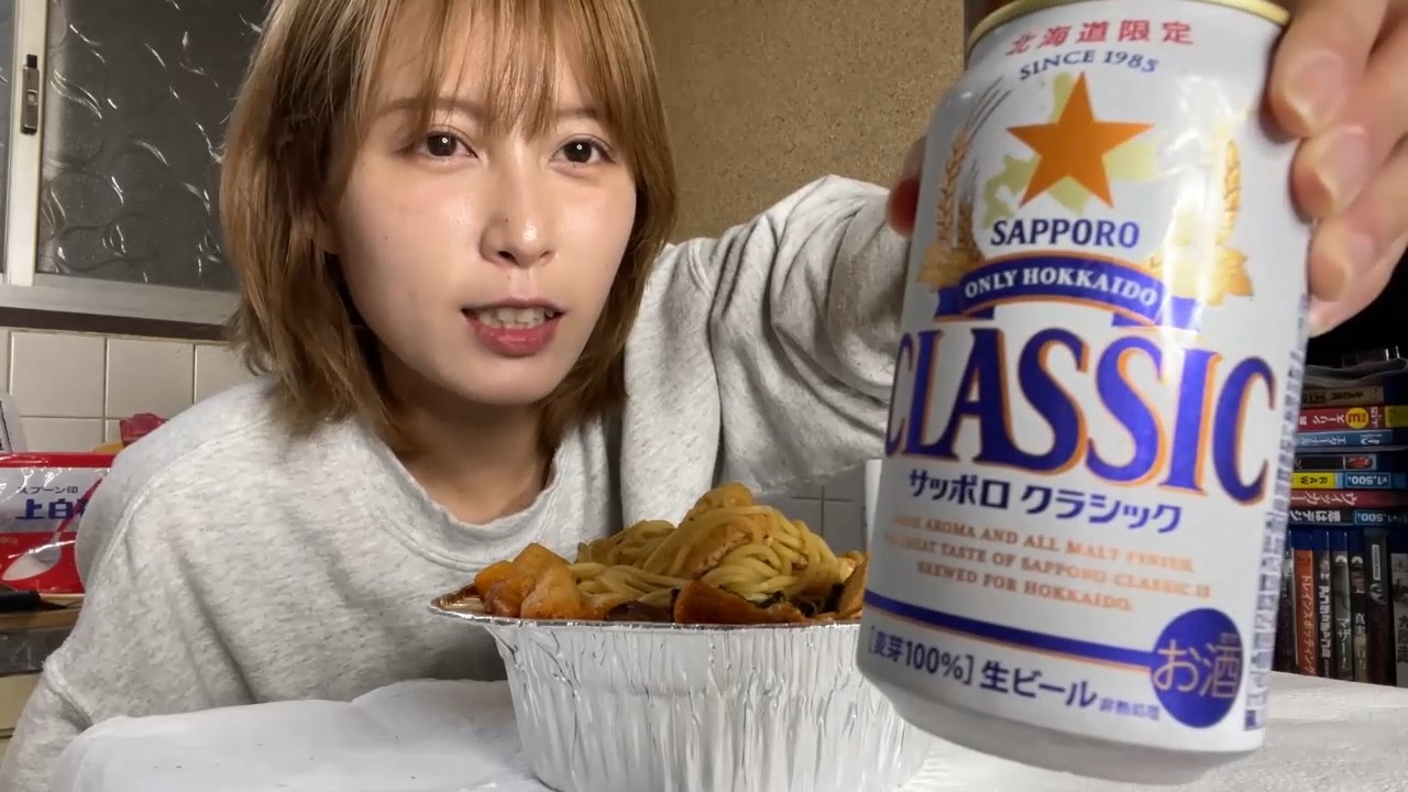 【晩酌】アルミ鍋に好きな具材だけ入れたキムチ鍋