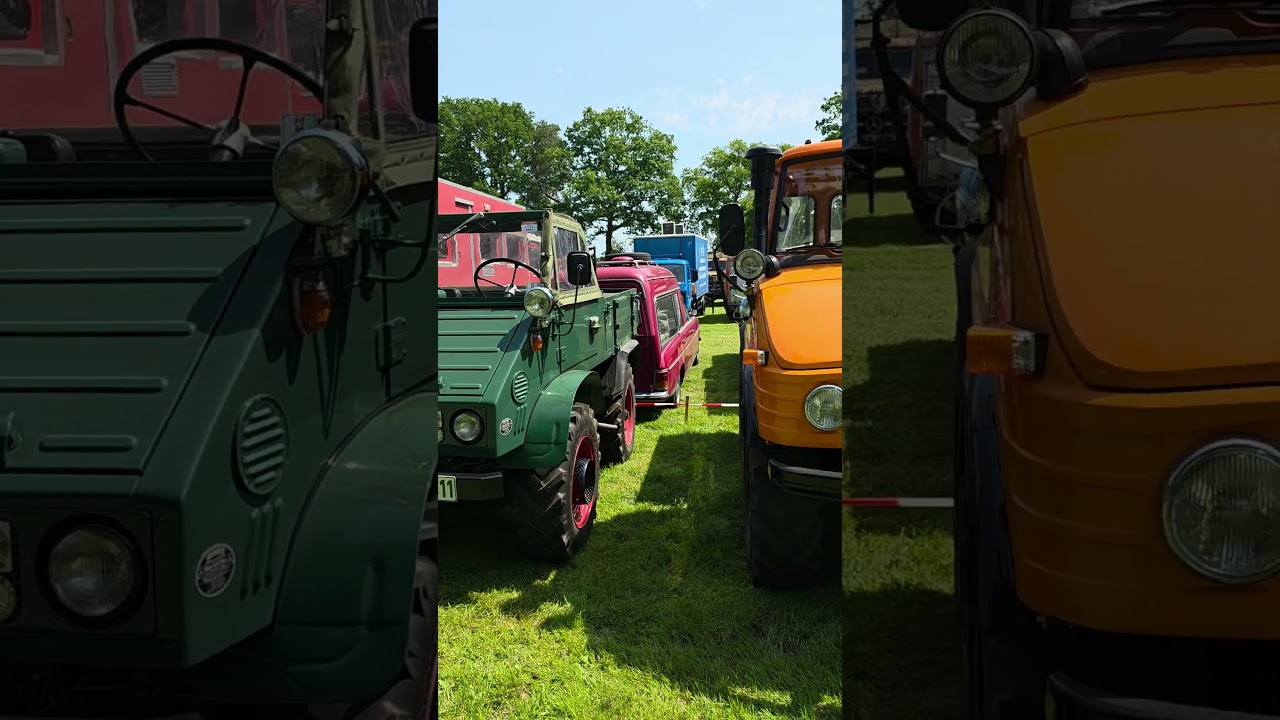 Unimogs auf dem Bockhorner Oldtimermarkt #unimog #oldtimer  bockhorneroldtimermarkt