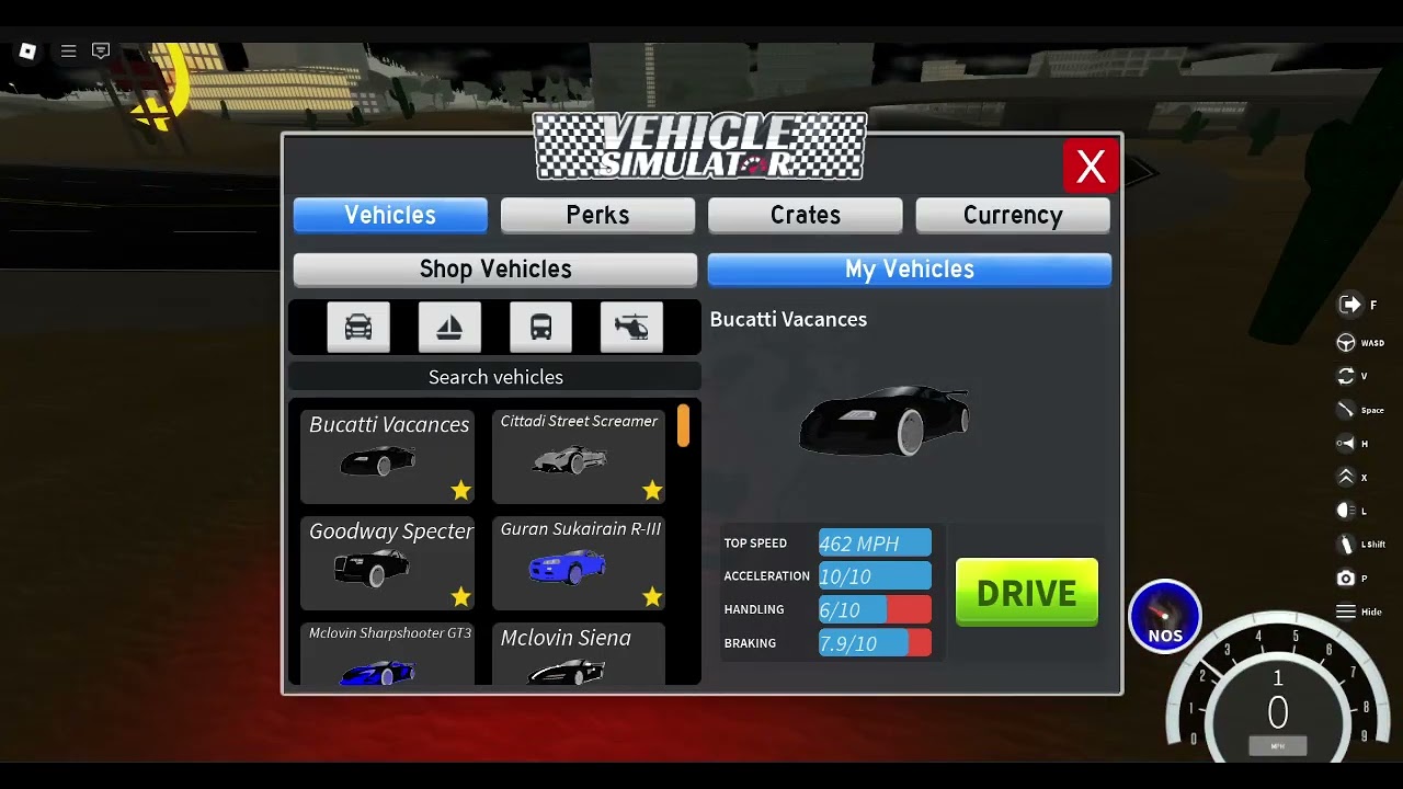 buying superbil jester in Vehicle simulator! ($2.8M)