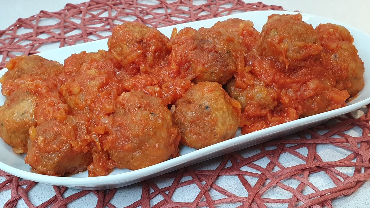 ALBÓNDIGAS DE PAVO EN SALSA. Una receta riquísima! #nuberosaylila