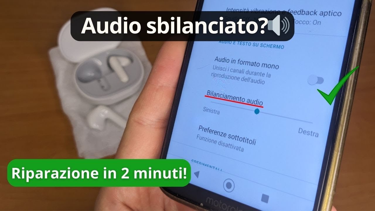 Un auricolare suona pi&ugrave; forte dell&rsquo;altro? Soluzione facile e veloce