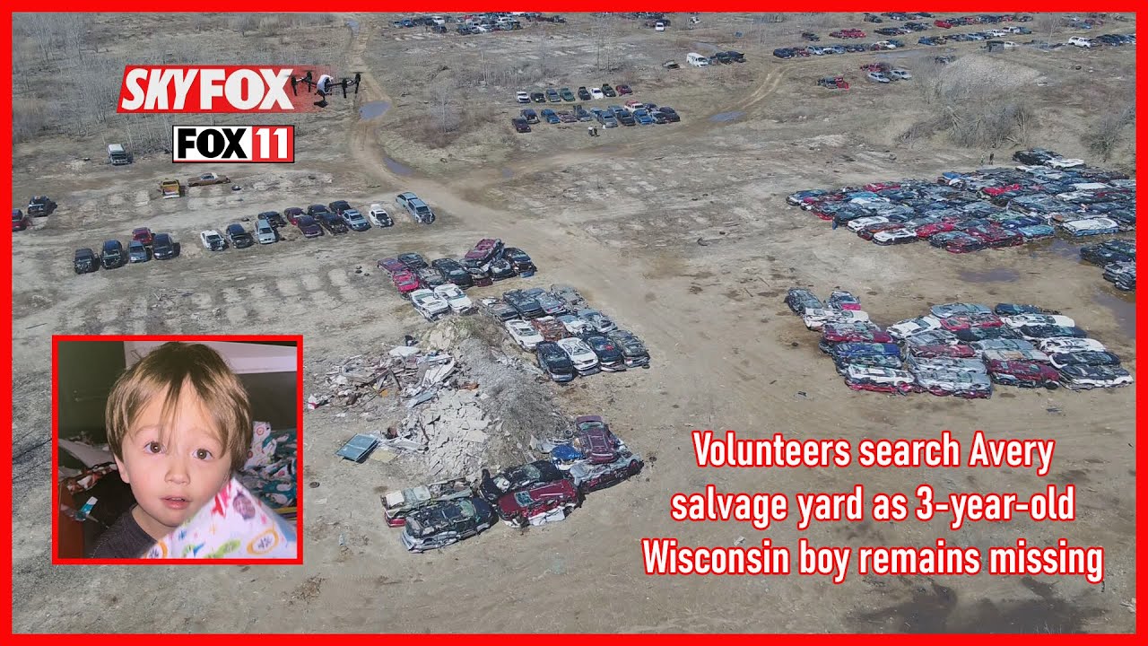 Avery salvage yard in Manitowoc County searched by volunteers; Elijah Vue still missing