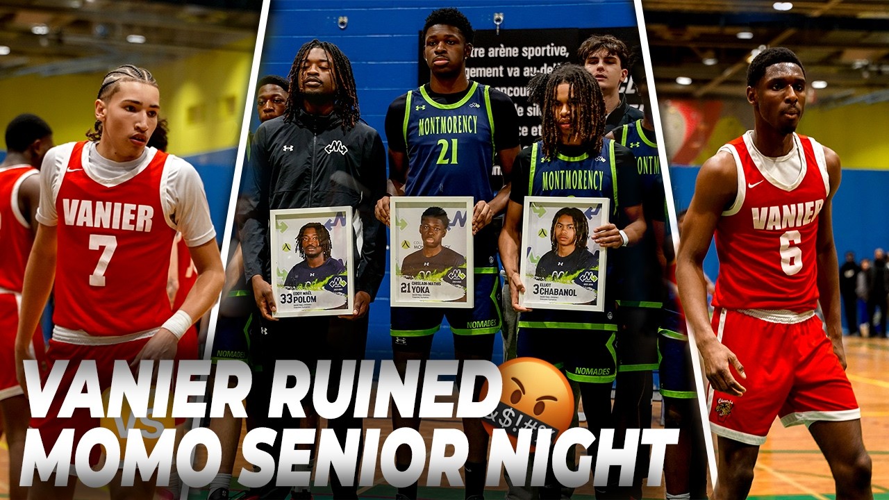 🚨 VANIER WAS NOT PLAYING AT MONTMORENCY SENIOR NIGHT ‼️ CROWD WENT CRAZY 🤬