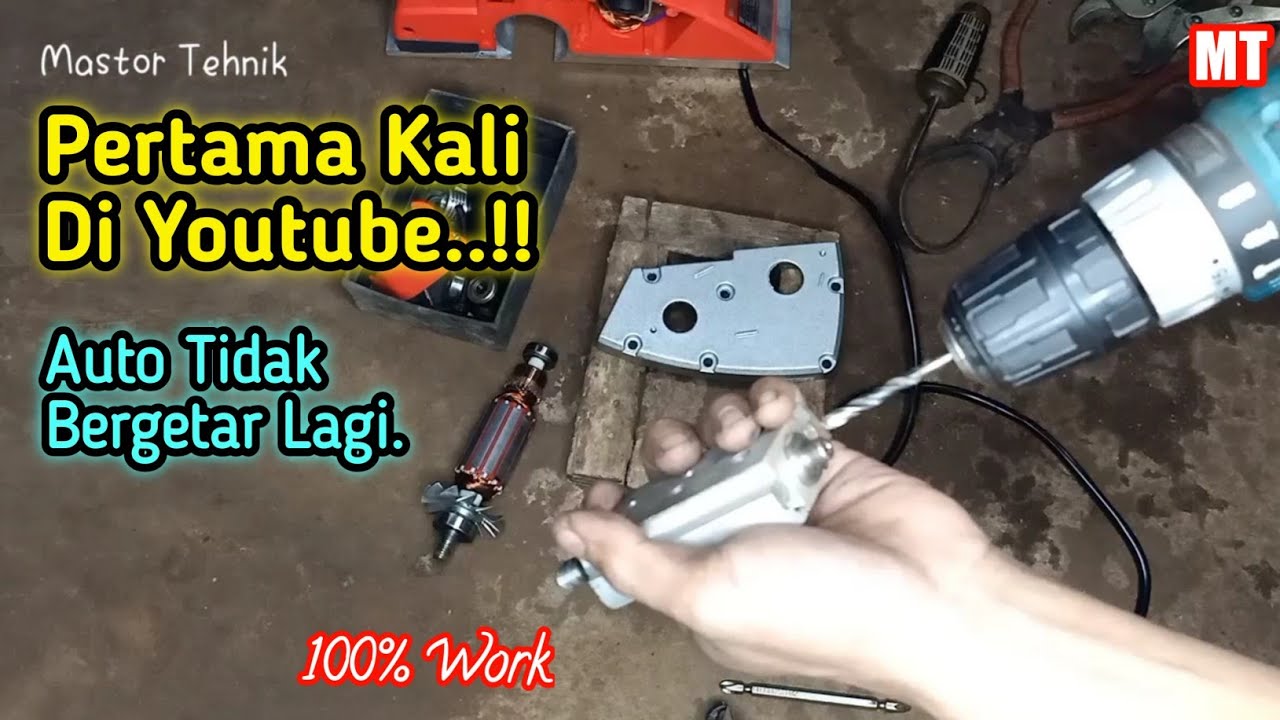 Cara memperbaiki mesin ketam modern M2920 || yang bergetar kencang 2022.