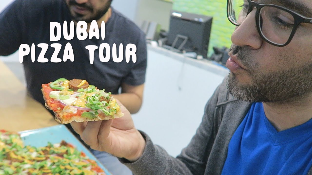 Found The BEST Vegetarian Pizza in Dubai | Dubai Food Tour
