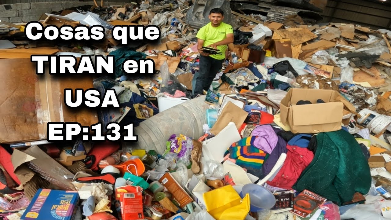 Cosas que TIRAN en USA EP:131 Gran hallazgo en la BASURA 😱 muchas cosas Nuevas 😲👀🙌🏼