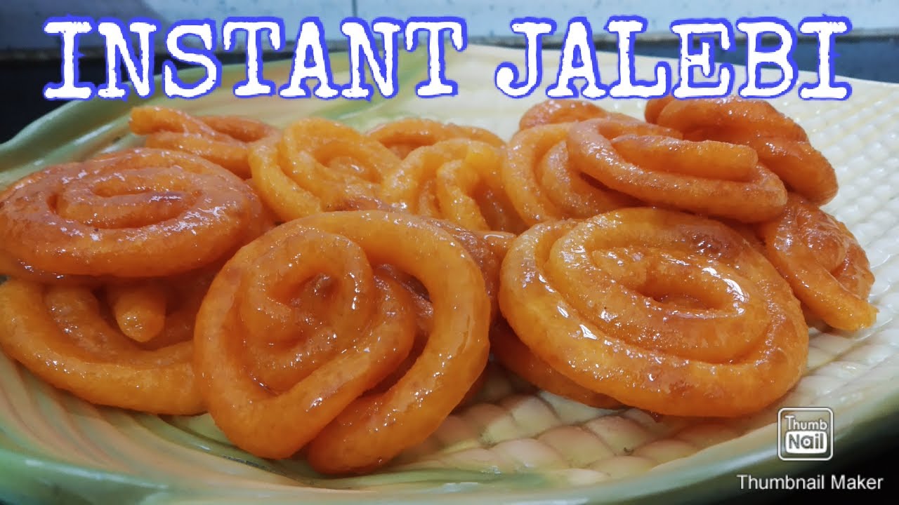 INSTANT JALEBI | NO FERMENTATION | CRISRY 'N' JUICY JALEBI AT HOME