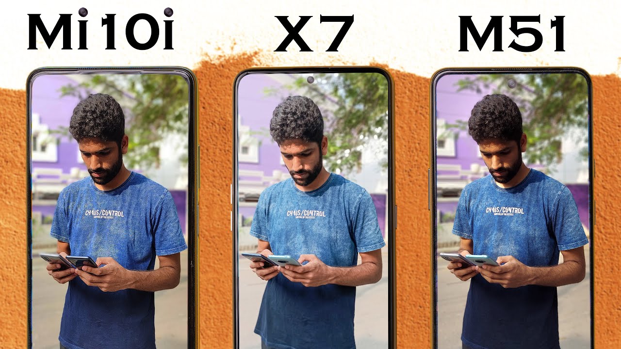 Realme X7 vs Mi 10i vs Samsung M51 Camera Comparison - WAR!