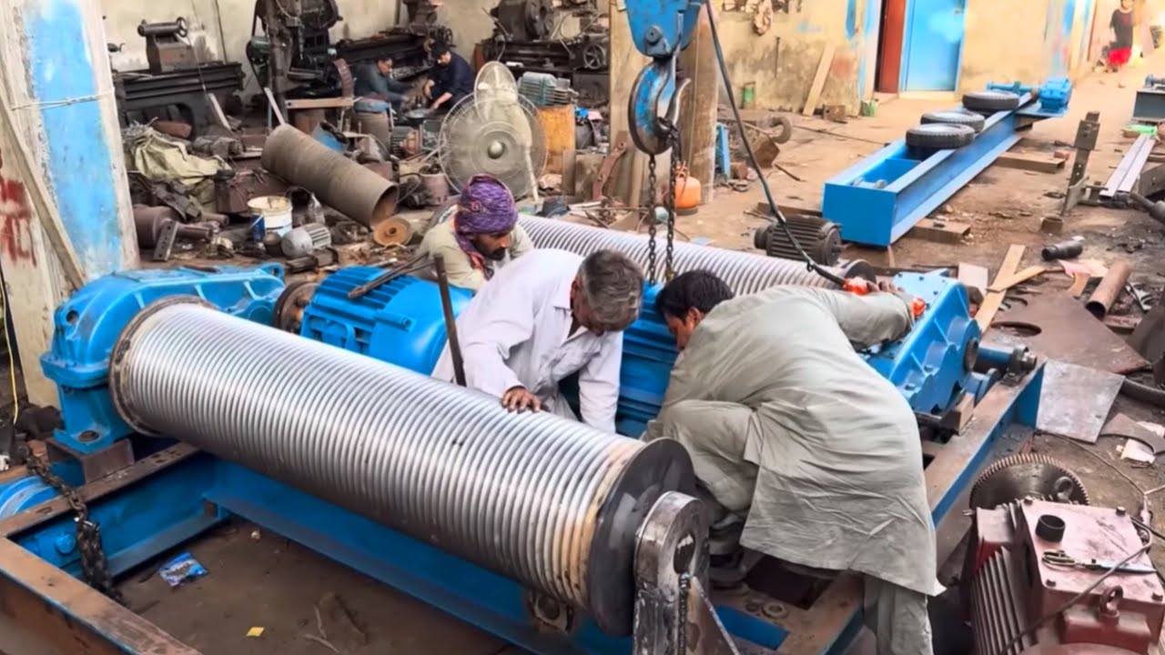 Heavy Duty Electric Winch Manufacturing | Powerful Industrial Winch Assembly Process