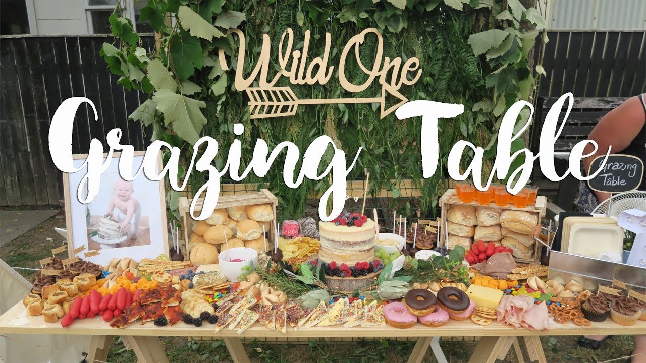 Setting up & demolishing a grazing table in 2.5min!