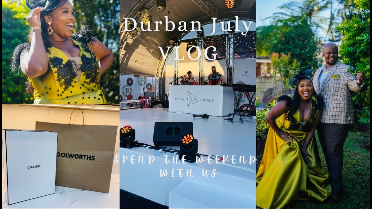 VLOG| Our first time attending then Durban July|VIP moments |Zara and Woolies Haul|SA YouTuber