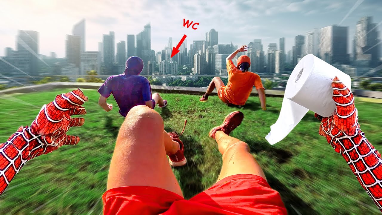 WHERE IS TOILET ??? ( SuperHeroes Funny Action POV ) by FLife TV