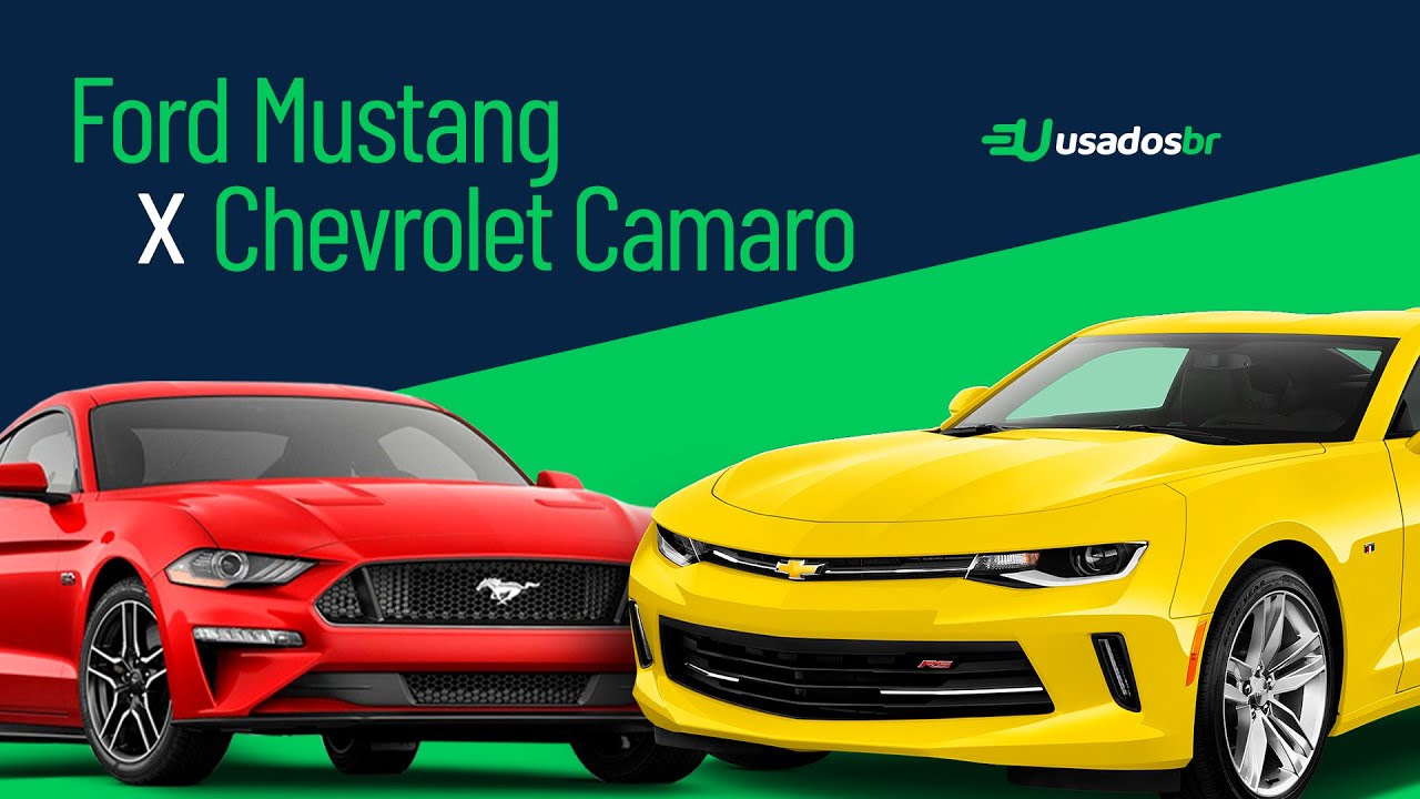 Ford Mustang x Chevrolet Camaro - O que muda entre ele?