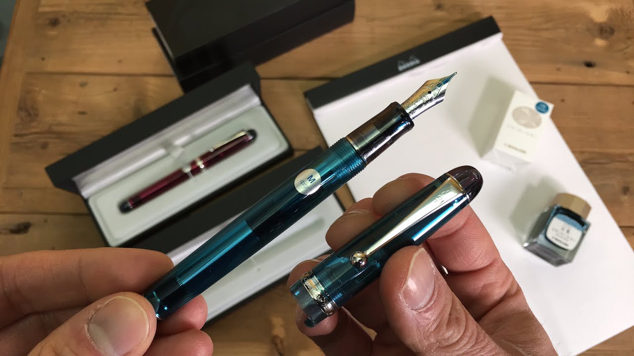 Pilot Custom 74 Fountain Pen Unboxing and Writing Sample