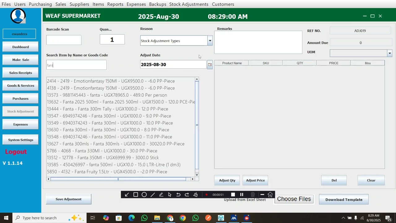 How Do You Adjust Stock in a POS System - Stock Adjustment in Weaf POS with URA EFRIS Integration