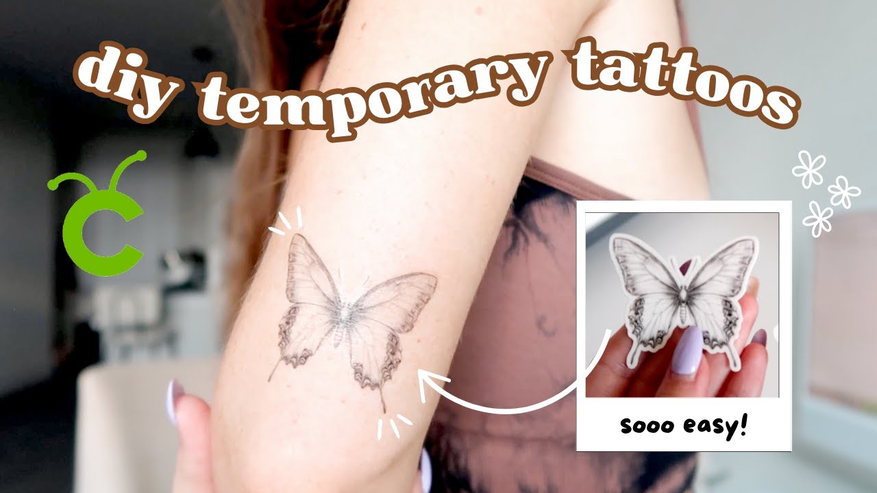 CRICUT PROJECTS TO SELL: Printable Temporary TATTOOS with Cricut 🦋
