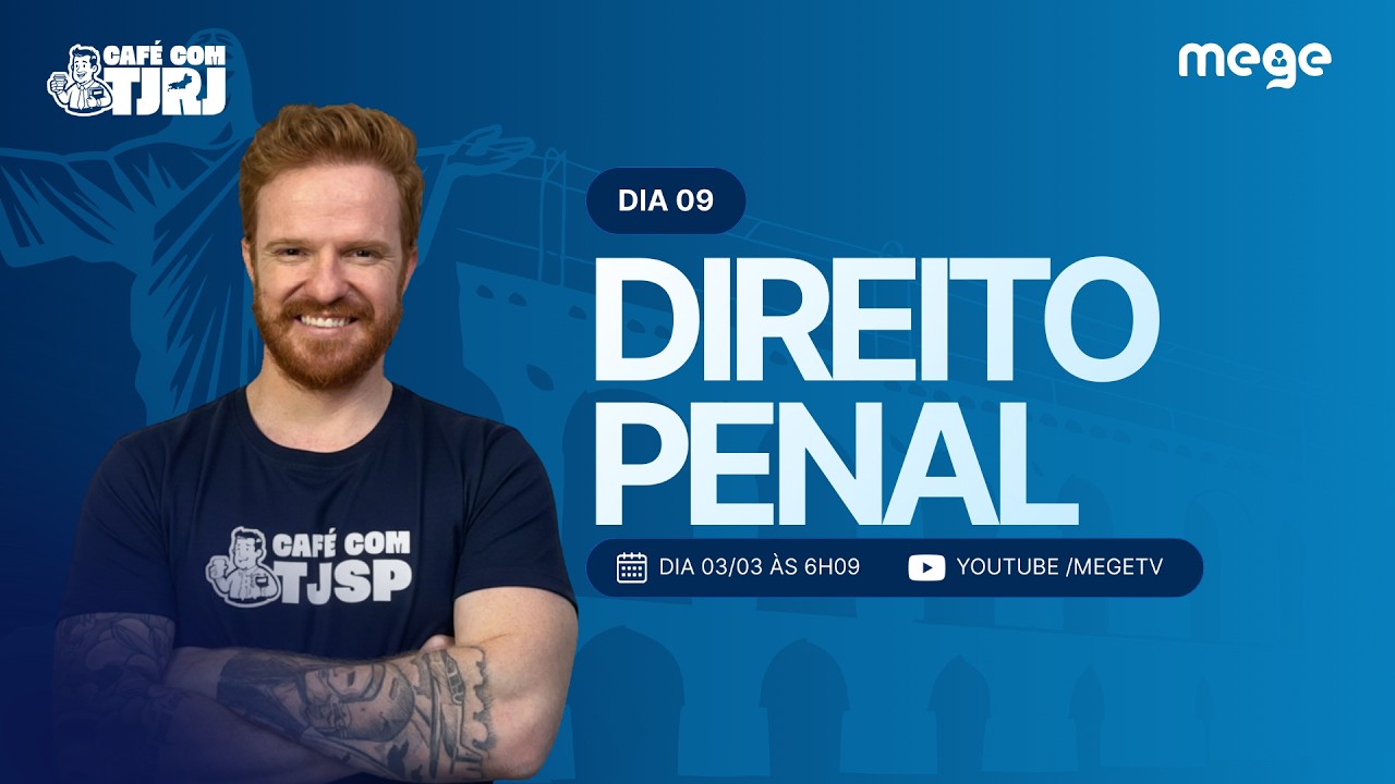 Café com TJRJ (Dia 09 - Direito Penal | Prof. Cenoura 🥕)