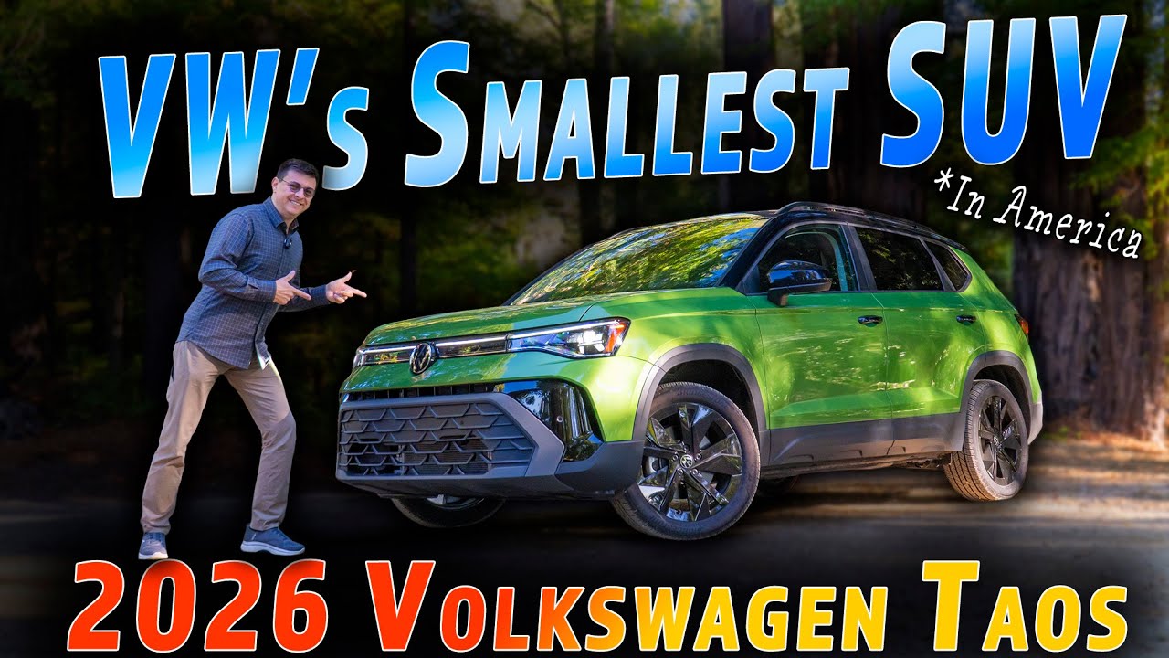 Обзор Volkswagen Taos 2026 года | Golf среди внедорожников — именно то, что нужно VW прямо сейчас