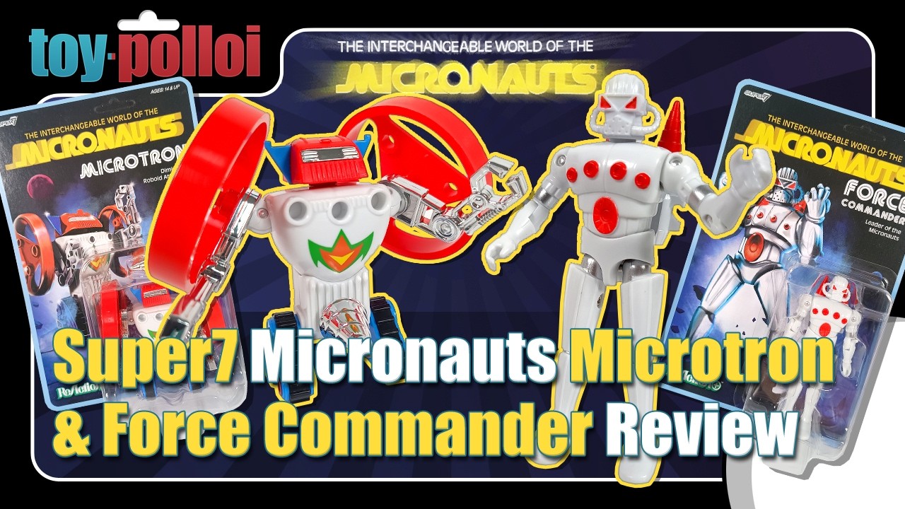 Обзор Super7 Micronauts Force Commander & Microtron - Toy Polloi