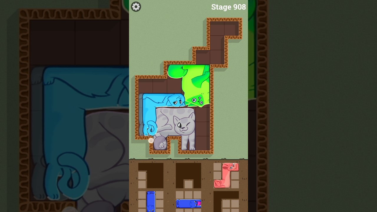 Funny puzzle cats gameplay #shorts #puzzlecats #phoenixgaming