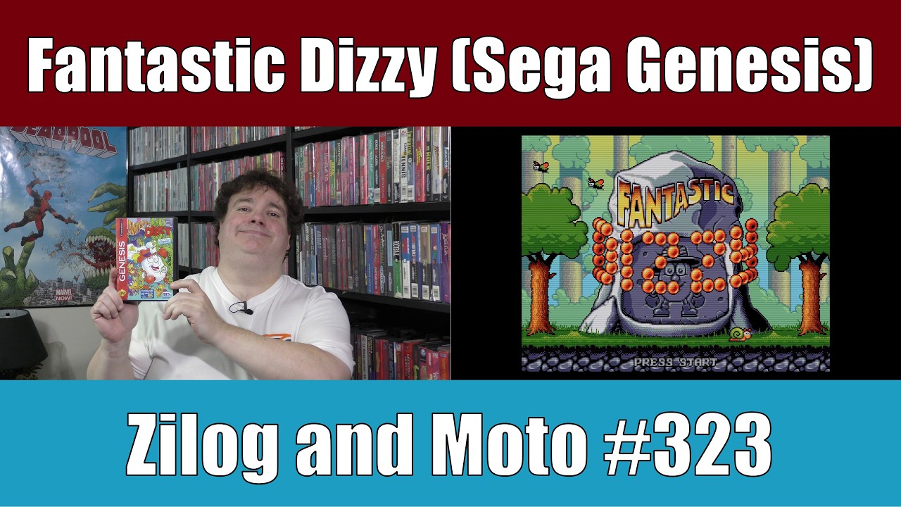 Fantastic Dizzy (Sega Genesis) - Zilog and Moto #323