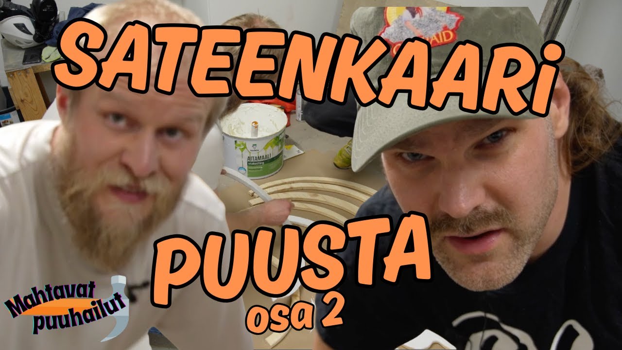 Tehdään puusta sateenkaari leikkimökkiin osa 2!